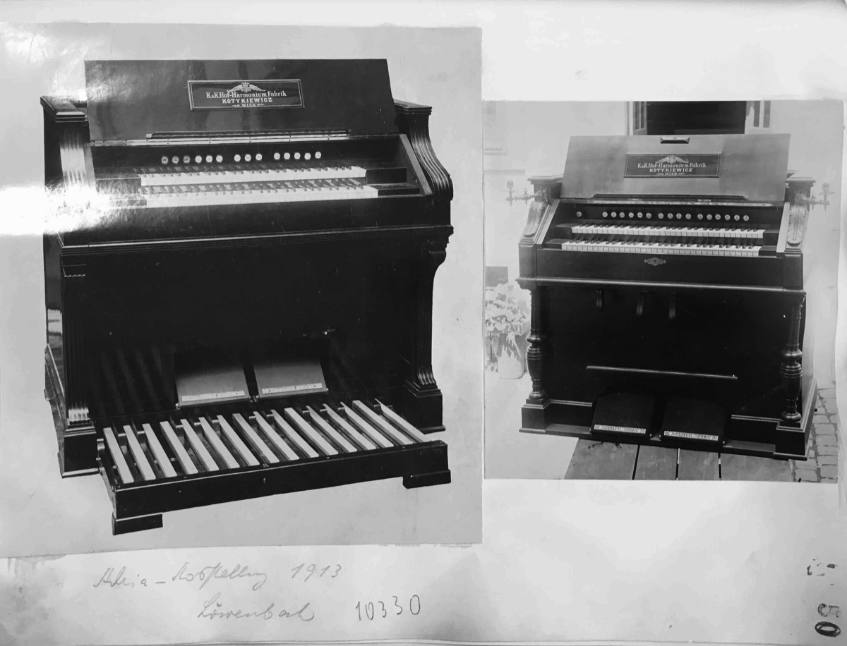 Instrumente für eine Ausstellung im Jahre 1913